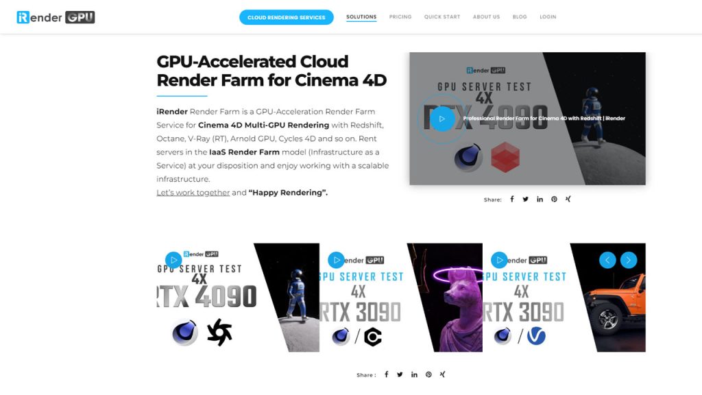 5개의 최고의 Cinema 4D 렌더 팜 - 3Drenderfarms