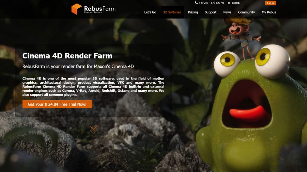 5개의 최고의 Cinema 4D 렌더 팜 rebusfarm