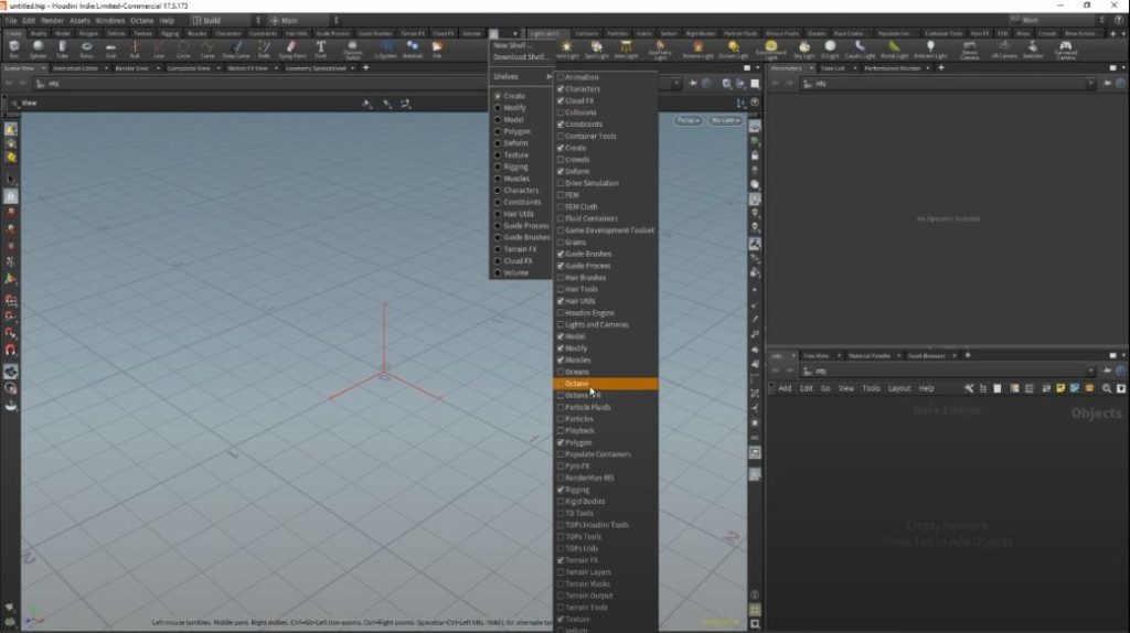 Houdini용 Octane Render 설치 - 3Drenderfarms