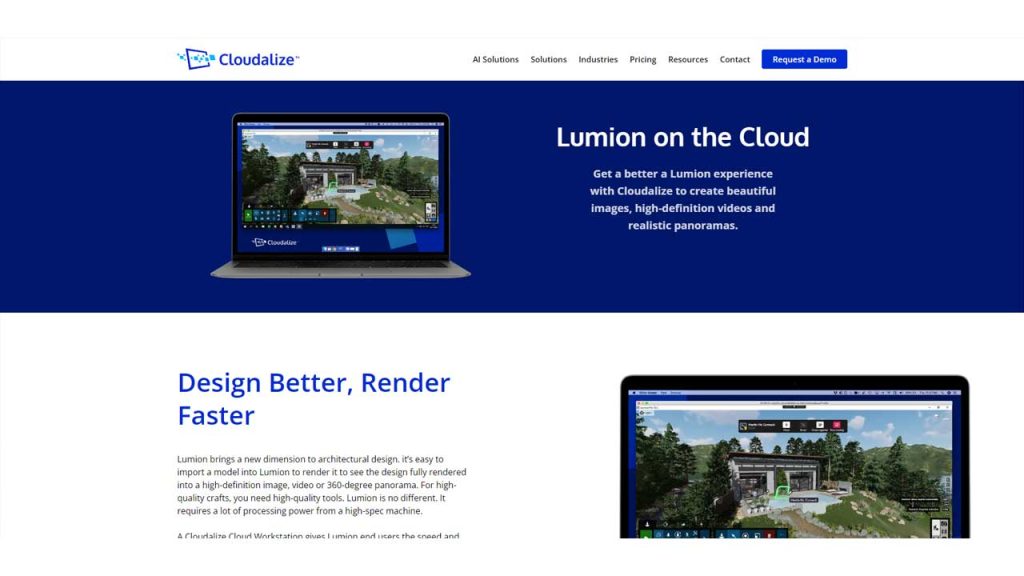 최고의 Lumion 렌더팜 2023 cloudalize