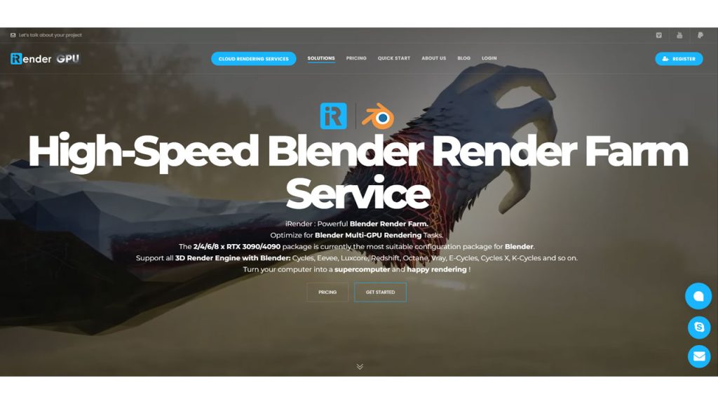 최고의 Blender EEVEE 렌더 팜 irender