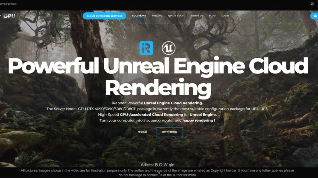 언리얼 엔진을 위한 최고의 GPU 렌더 팜 iRender Farm