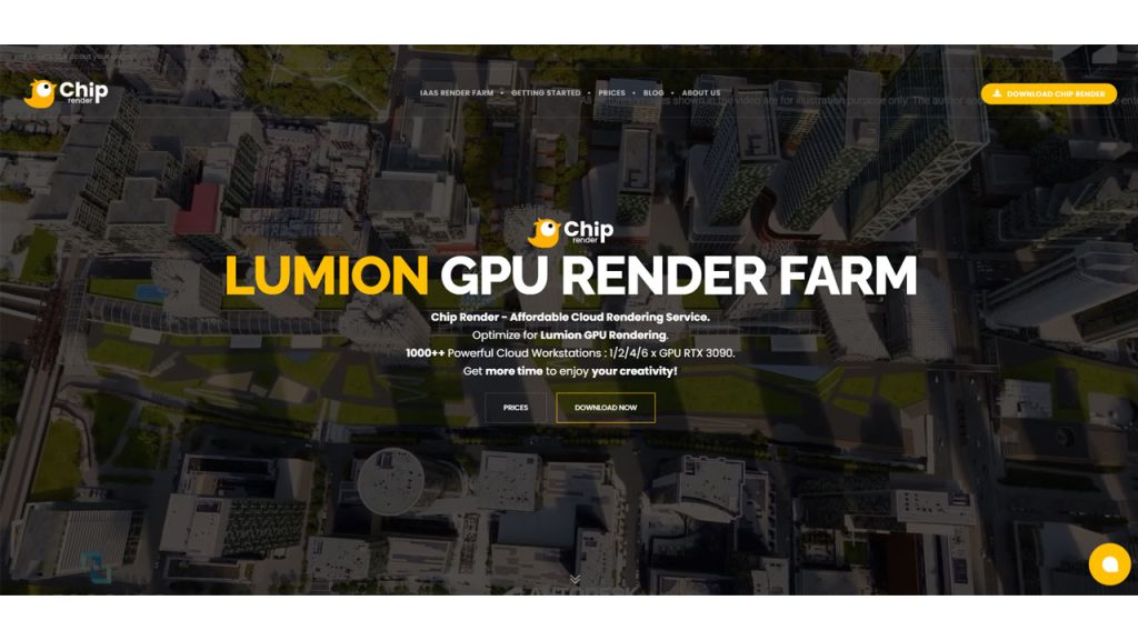 Lumion을 위한 최고의 GPU 렌더 팜 Chip Render