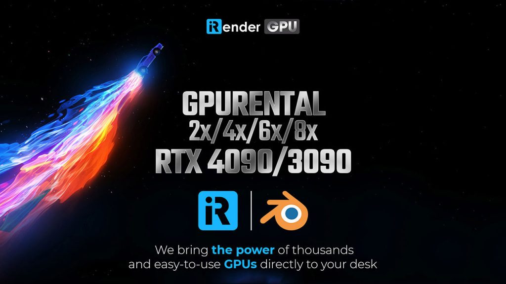 최고의 Blender GPU 렌더 팜 iRender Farm