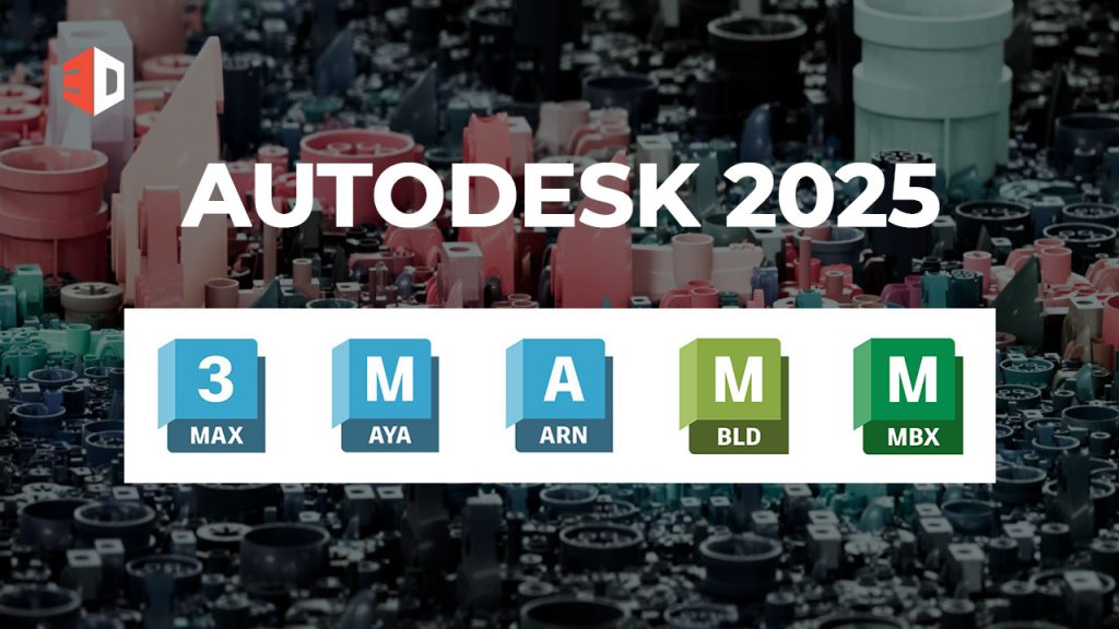 Autodesk 2025 3ds Max, Maya, Arnold, MotionBuilder 및 Mudbox 3Drenderfarms