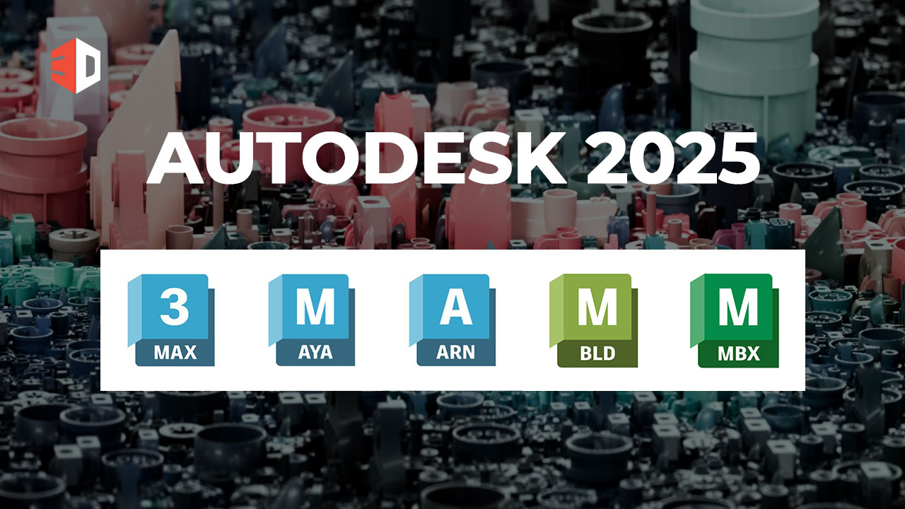 Autodesk 2025 3ds Max, Maya, Arnold, MotionBuilder 및 Mudbox