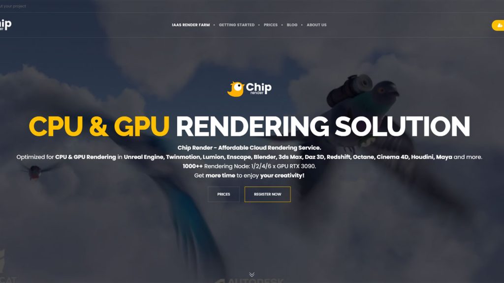 실시간 렌더링을 위한 최고의 GPU 렌더 팜 Chip Render