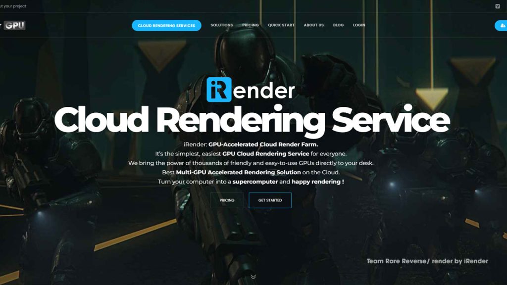 실시간 렌더링을 위한 최고의 GPU 렌더 팜 iRender