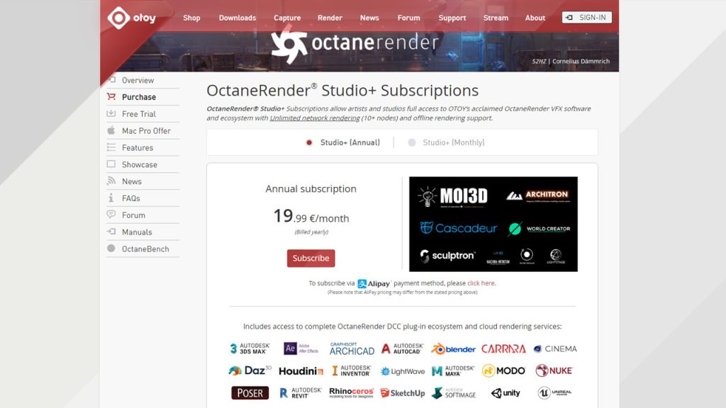 Redshift vs Octane Otoy OctaneRender pricing