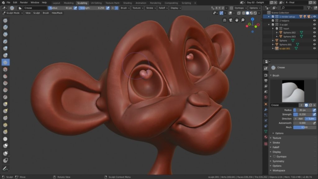 최고의 3D 조각 소프트웨어 Blender