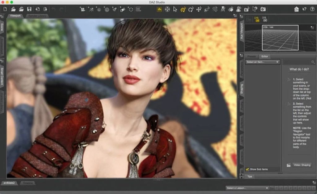 최고의 3D 조각 소프트웨어 Daz Studio