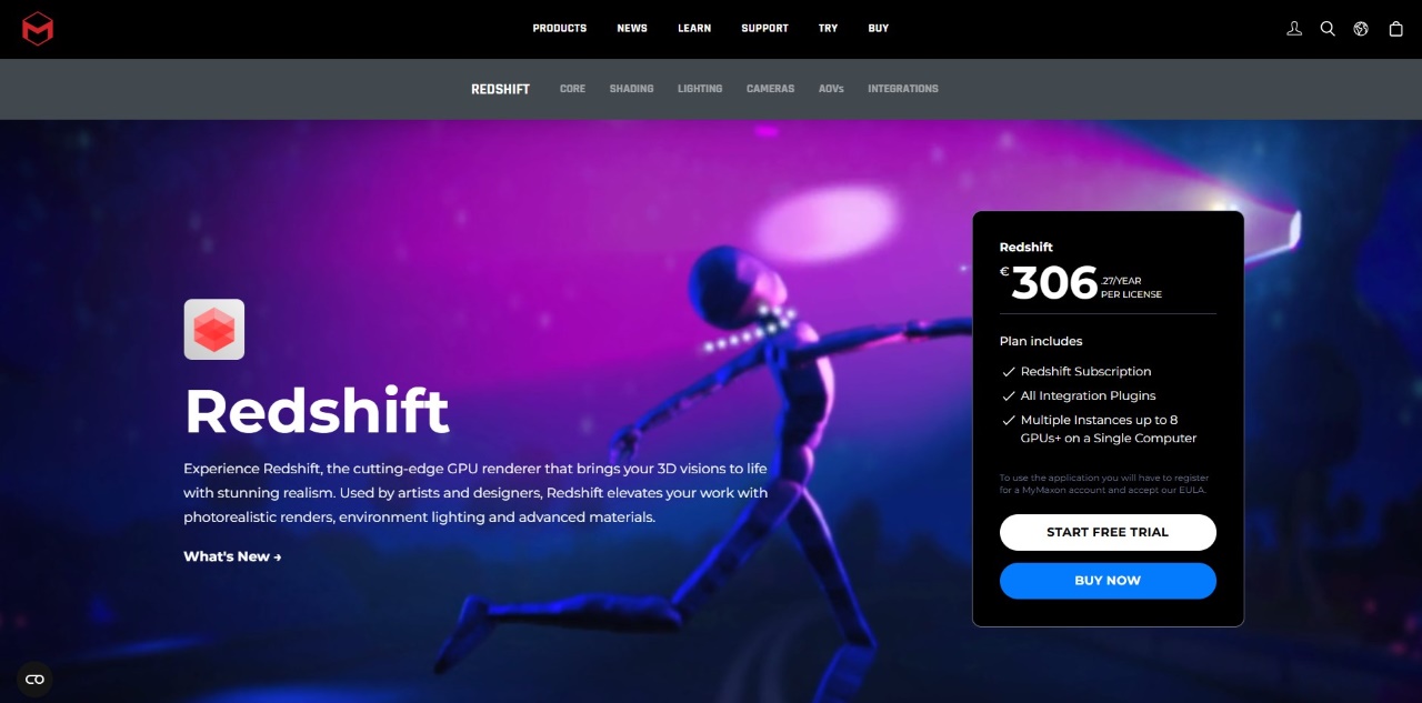 사실적인 렌더링을 위한 최고의 소프트웨어 7가지 Redshift