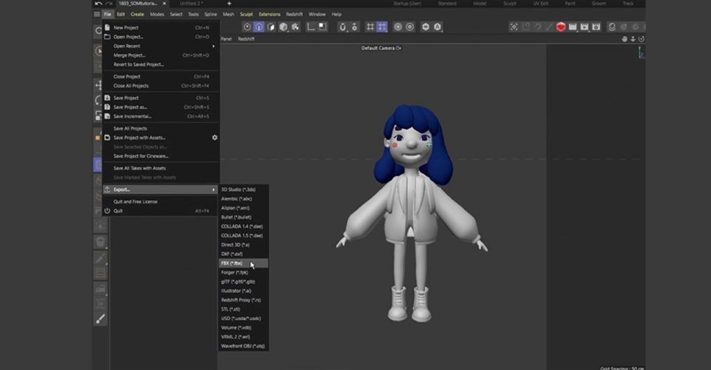 단계별 Cinema 4D 캐릭터 모델링 튜토리얼 6
