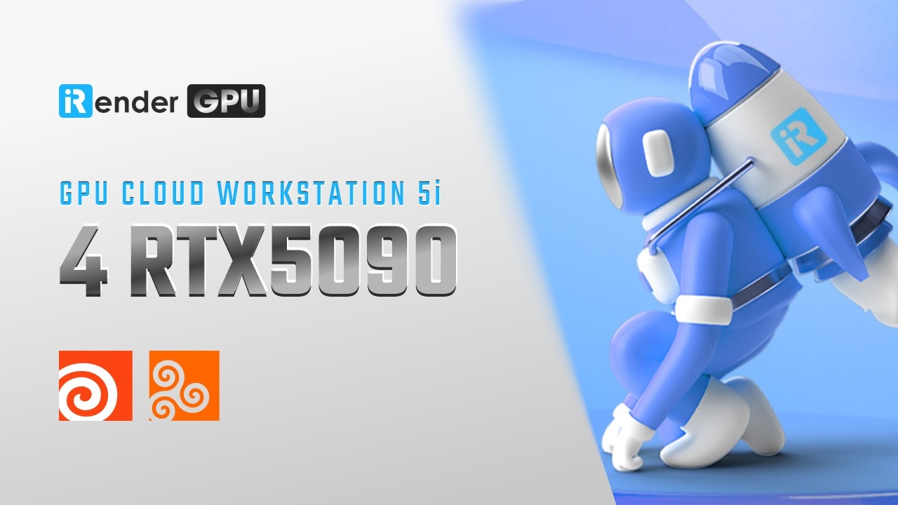 Karma XPU 렌더팜 4xRTX 5090