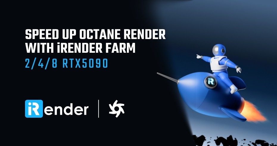 Octane 렌더팜 멀티 GPU RTX 5090