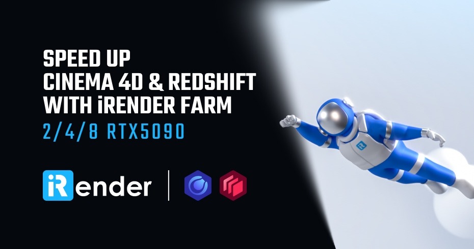 C4D Redshift 렌더팜 RTX 5090